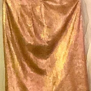 New sequins mid length skirt
